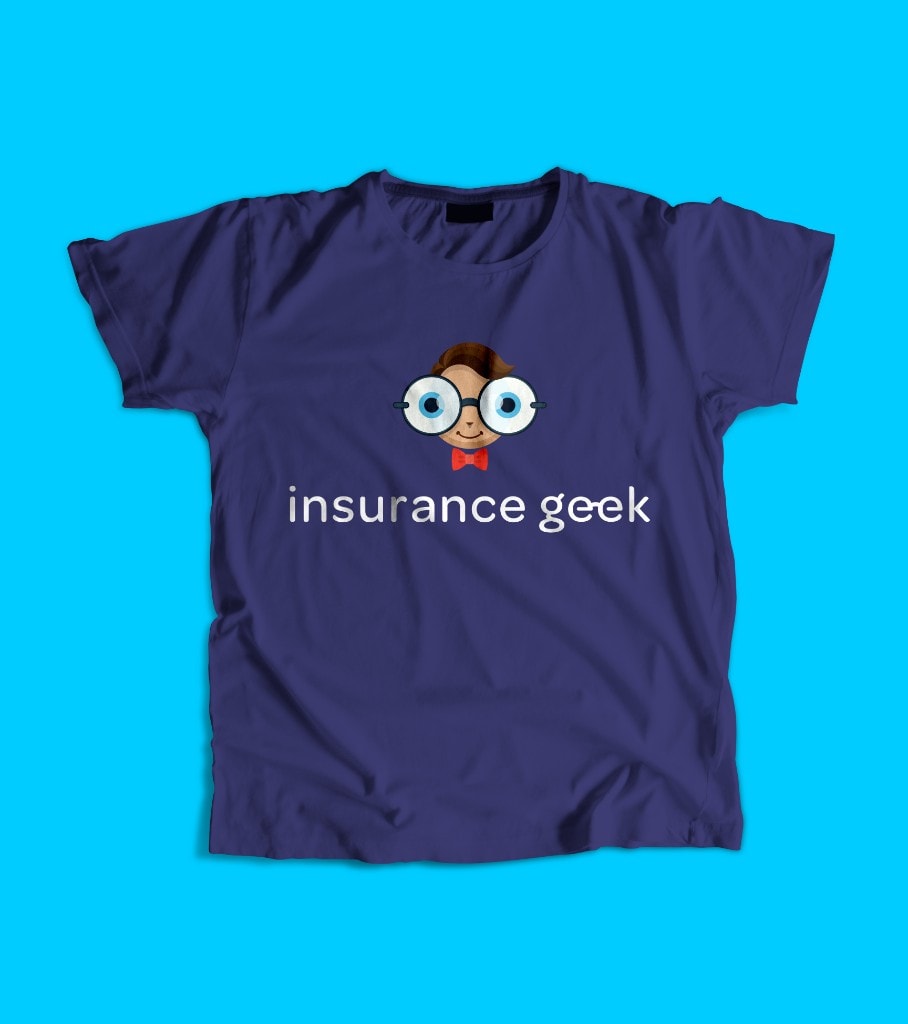 Insurance Geek logo t-shirt merchandise